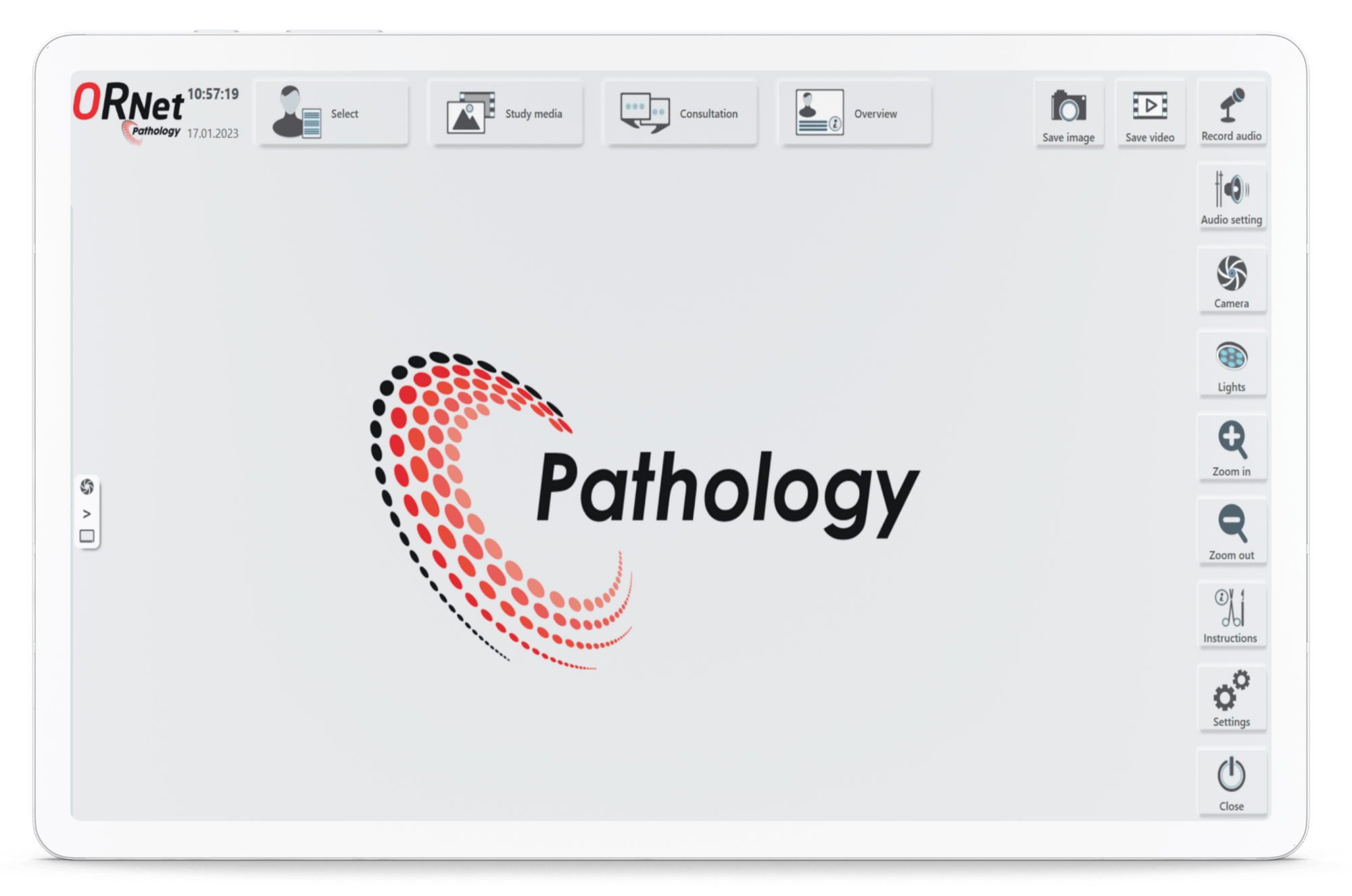ORNet Pathology New User Interface 2.13 suitable for anatomical pathology and forensic pathology
